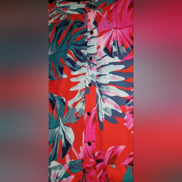 Multi-colored Jennifer López Summer Romper ~ Petite Size 2 - Picture 5 of 7